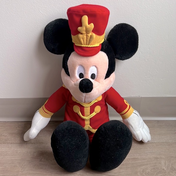 Disney Toys Disney Marching Band Mickey Mouse Stuffed Animal In Red Suit With Hat Poshmark